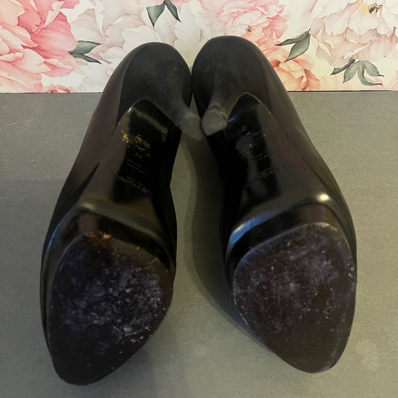 YSL Saint Laurent Leather and Suede Booties - Picture 3 of 6